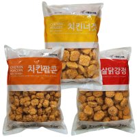 맘모스 치킨팝콘 치킨너겟 순살닭강정 2kg 순살 너겟 간식 튀김 반찬 술안주