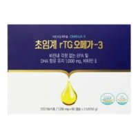 비타민하우스 초임계 rtg오메가-3 1,250mg x 60캡슐 x 2ea