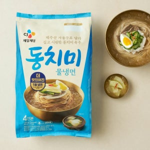 CJ 여름면 4인분 동치미 물냉면, 1.816kg, 3개