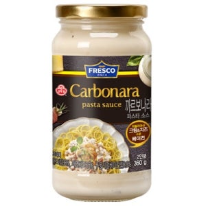 오뚜기 프레스코 스파게티 소스 까르보나라 360g