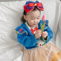 왕리본 백설공주 생일선물 여자아이 머리띠