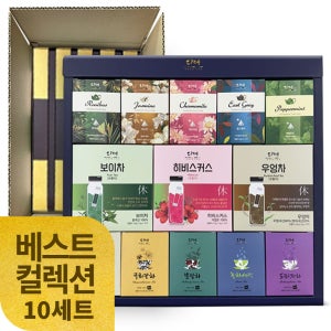 [본사직영] 다예 베스트컬렉션 13종 티백 선물 세트 110개입, 10개
