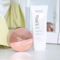 에쎌로 유산균선크림60ml+유산균쿠션 펌핑비비(본품+리필) 세트 지속력커버력좋은