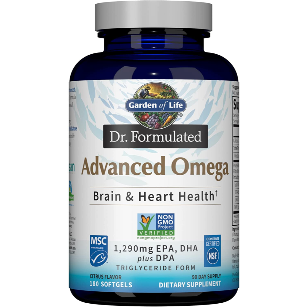 <b>가든오브라이프</b> 닥터 포뮬레이트 어드밴스드 오메가 레몬 180소프트젤