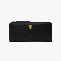 TORY BURCH ROBINSON ZIP SLIM WALLET 87161 Black