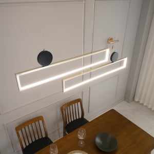 포커스 2등 LED 펜던트 인테리어 조명 식탁등