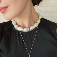 Baroque Pendant Necklace (최상급 바로크진주 팬던트 네크리스)