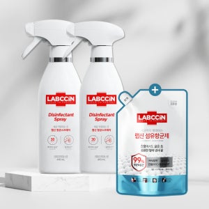 랩신 항균 스프레이 410mlX2개+섬유항균제 코튼 800ml