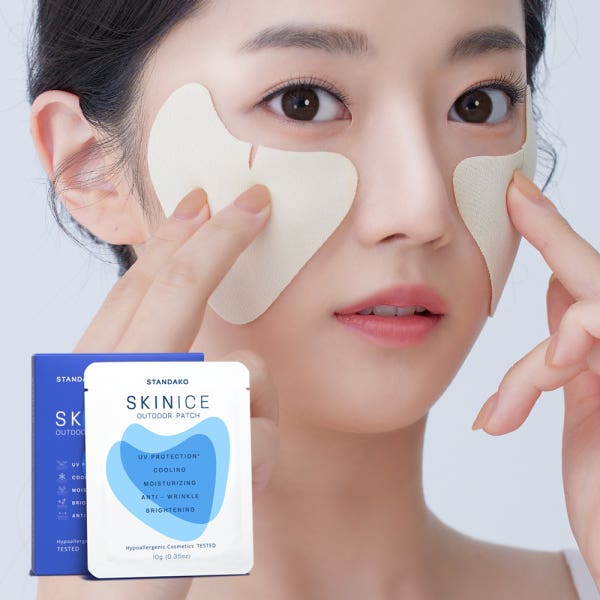 대형 와이드 골프패치 얼굴 기미 썬패치 햇빛 자외선차단패치 5매입, 1개