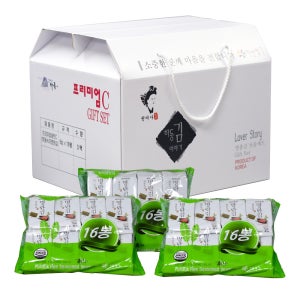 프리미엄C 선물세트 하동녹차명란김 선물세트 48개입, 1개