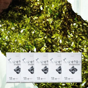 살짝구운 곱창김 전장김 5봉세트 밥도둑 김밥 구이김