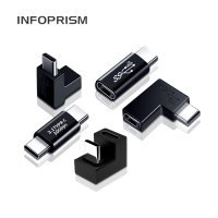 INFOPRISM / C타입 각도 변환 젠더 L형 USB 3.1 Gen2 Type C to C 90도