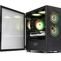 다크플래쉬 DLM21 RGB MESH 강화유리 (블랙) 미니타워 컴퓨터 케이스 (국내정발)