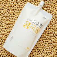 국내산 콩물 무첨가 콩국물 5팩 NONGMO 콩국 콩국수용 잔다리 두유