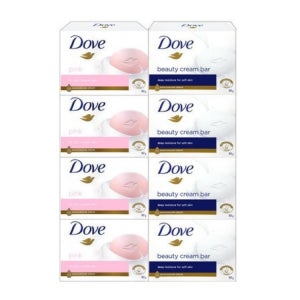도브 비누 화이트 핑크 뷰티 크림바 90g 4개입