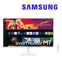 [삼탠바이미] 삼성전자 스마트 모니터 M7 32인치(80.0cm) 화이트 S32BM701 LS32BM701UKXKR