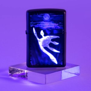ZIPPO 라이터 49697 Black Light Loch Ness Design