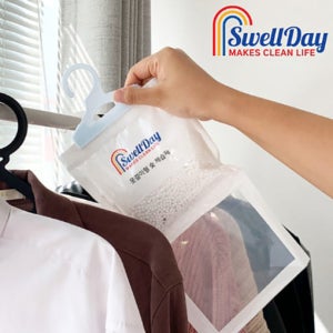 5+5 스웰데이 옷걸이형 제습제 250g 옷장 화장실 서랍 집안 대용량 습기제거제