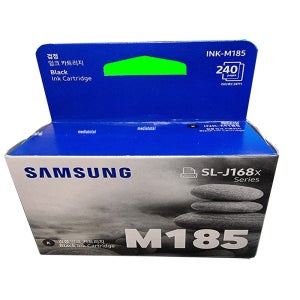 삼성 복합기 SL-J1780W J1780W 정품 검정 잉크 카트리지 INK-M185