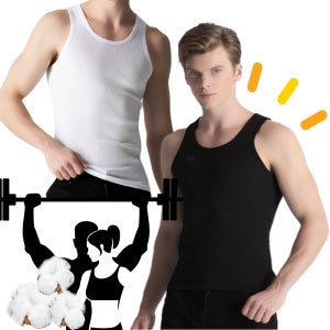 남자망고나시 남자메리야스 남성 민소매 난닝구 골지 나시티