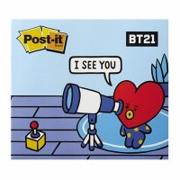 3M 포스트잇 BT21 방탄 BTS 라인 굿즈 타타