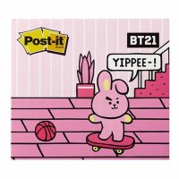 3M 포스트잇 BT21 방탄 BTS 라인 굿즈 쿠키