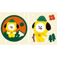 BT21 방탄 BTS 라인 굿즈 그린 치미 2종 데코스티커 보석십자수