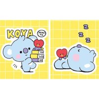 BT21 방탄 BTS 라인 굿즈 버디 코야 2종 데코스티커 보석십자수