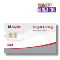 KT 알뜰유심 스카이라이프 알뜰폰 NFC 편의점 다이소 데이터 쉐어링 유심카드 칩 M모바일