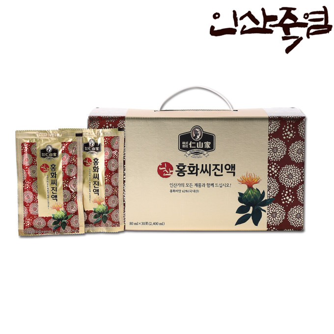 인산가 홍화씨진액 80ml 30팩 죽염본가 인산죽염