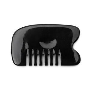 물소뿔 빗 괄사 꽈샤 마사지 다용도 경락 도구