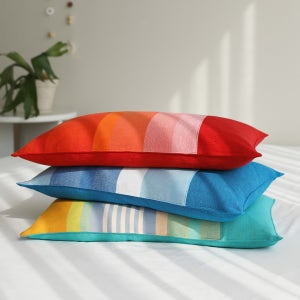 투톤 메밀베개 낮은 숙면 낮잠 베개 3color (메밀 속 포함)