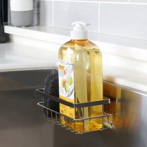 스파이더락 무타공 수세미 거치대 걸이 주방세제 선반