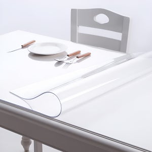 국산 항균 유리대용 투명매트 비닐 식탁 커버 방수테이블보 식탁보 1.5mm 35x10