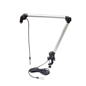 Alctron MA614 아크트론 마이크 관절 스탠드 암 스탠드 데스크용 스탠드 실버