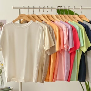 1+1 이너코튼 기본 반팔 티셔츠 13color