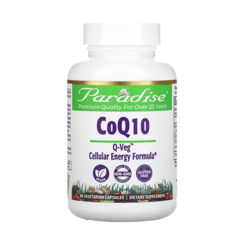파라다이스허브 코큐텐 60베지캡슐 코엔자임큐텐 코큐10 유비퀴논 미강유 해바라기레시틴