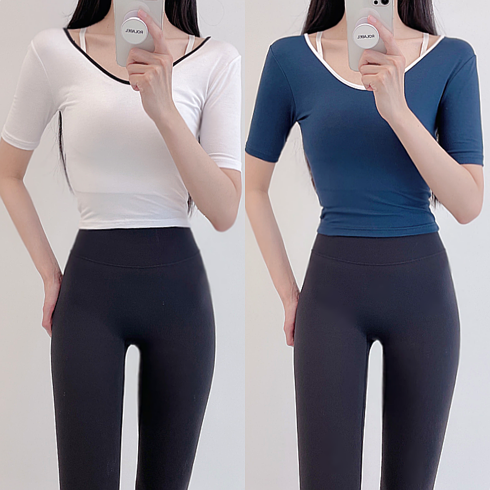 [여름인기템🔥]당일발송 로라벨 감동 레깅스 힙 커버업 Y존 엉덩이가리개 랩스커트 필라테스복 요가복 하의 상세 이미지 47