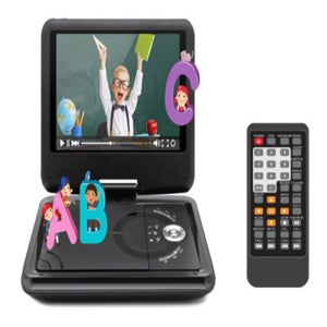 휴대용 FULLHD DVD 플레이어 MP3 CD USB JPG 음악 영상 육아 생일 앨범