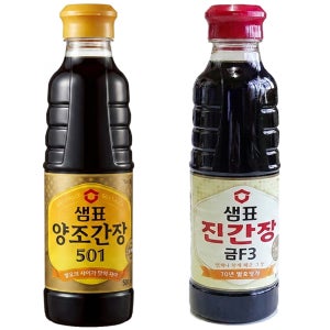 샘표 진간장금F3 양조501 맛간장 500ml 1개(비매품)