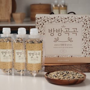 유기농 국산 혼합 잡곡 세트 방방곡곡 200g x 5팩 유아 어린이 이유식 선물