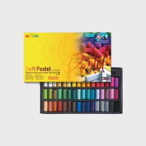 문교 사각파스텔 48색