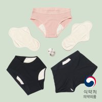 [SET]싸이클린 생리팬티 순면 팬티생리대 여성 초등 첫생리 초경 주니어 속옷 선물세트