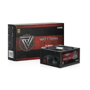 잘만 WATTTERA 1200W 80PLUS GOLD 모듈러 파워 무상 6년 내외 남음 박스X 풀셋트 중고제품 청소후 출고 깨끗 ZALMAN