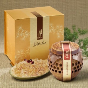 참자연 산삼배양근 담은 꿀(도자기) 400g