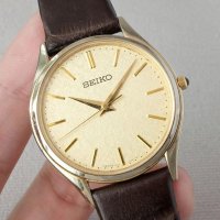 SEIKO 세이코 돌체 고정밀 쿼츠 남성용 가죽밴드시계 SACM150 Made in Japan