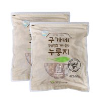 구가네 식품 황금햅쌀 가마솥맛 누룽지 3kg 2개 국내산 햅쌀로 만든 구수한 누룽지탕