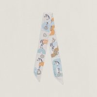 [라끄메] 에르메스 트윌리 Twilly Garde-Robe Pop (Argent/Multicolore)