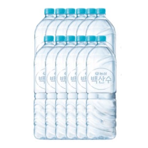 놈심 백산수 라떼 무라벨 2L 12병
