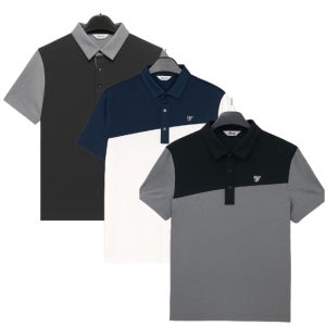 볼빅 남성 반소매 골프 폴로 티셔츠 신축성 좋은 남성 아웃도어 골프웨어 반팔셔츠 코스트코